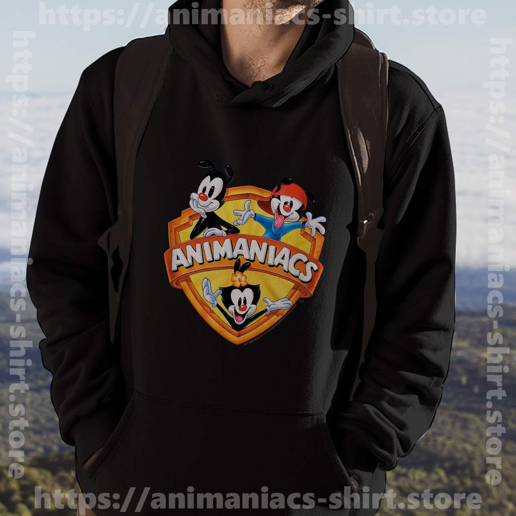 Yakko Wakko And Dot Animaniacs Logo Men Hoodies.jpg