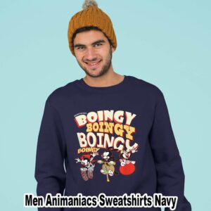 Men Animaniacs Sweatshirts Navy Animaniacs Boingy Graphic Tee