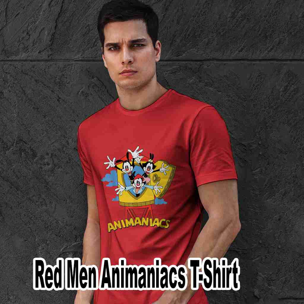 Red Men Animaniacs T Shirt Animaniacs Tower Introduction Yakko Wakko And Dot