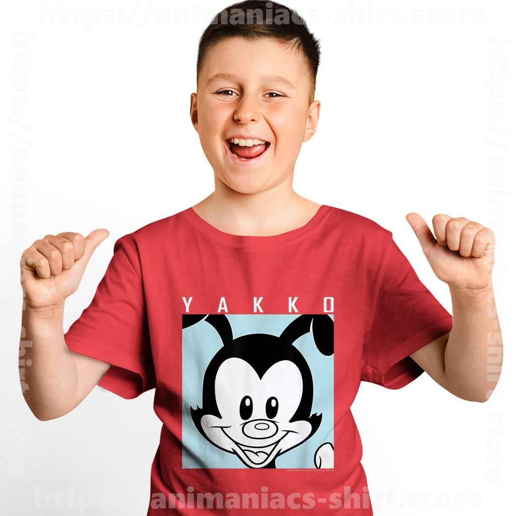 Yakko Portrait Animaniacs Cartoon Red Boy Kids Animaniacs TShirt